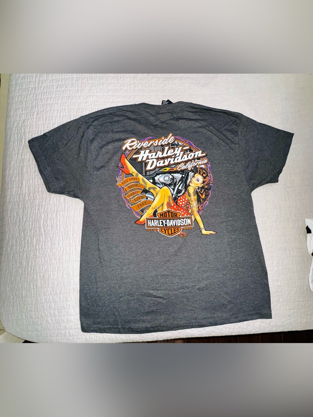 NWT Harley-Davidson Men’s Size XL Short Sleeve Tee - Picture 3 of 4